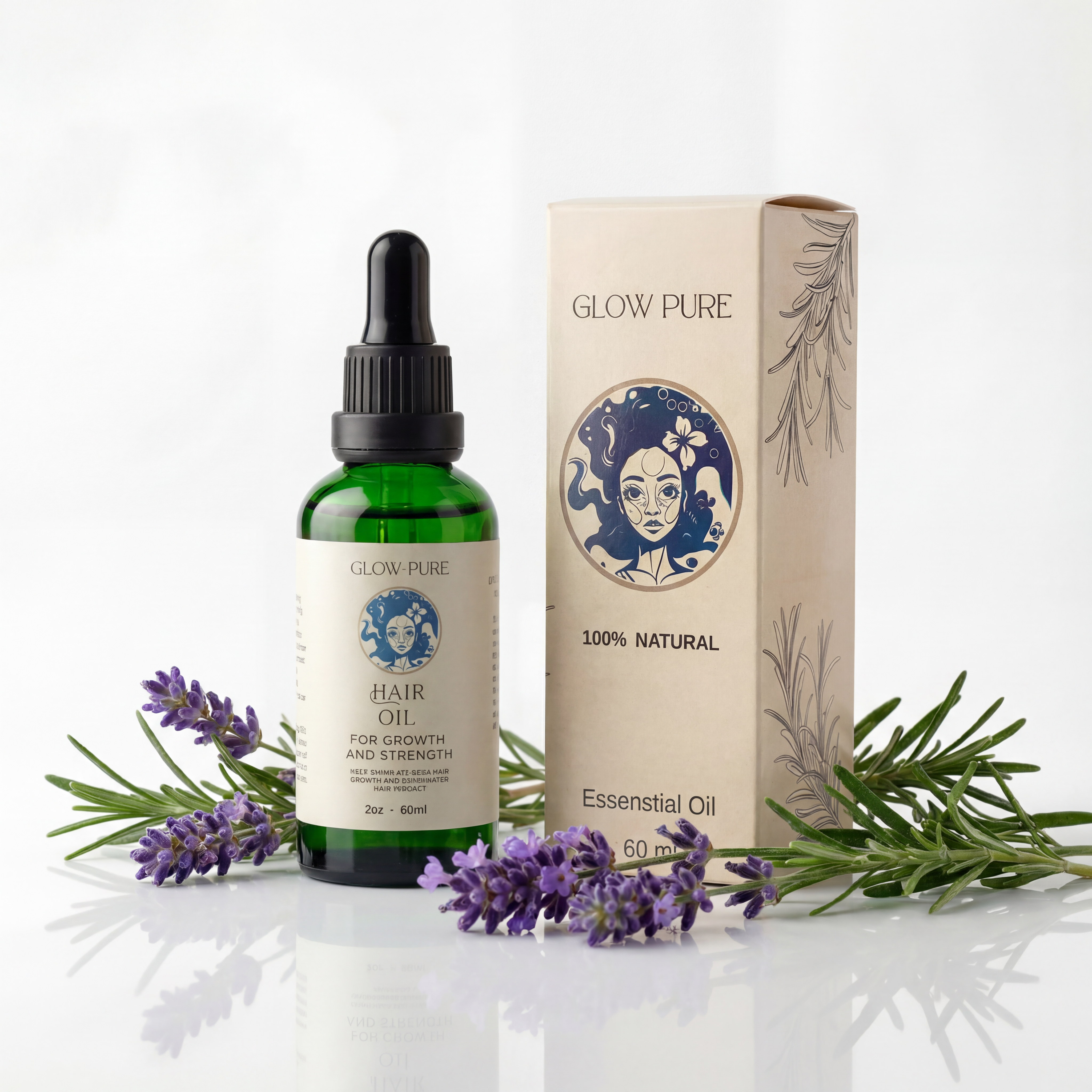 Postpartum Hair Revival Oil · By Glow Aurora