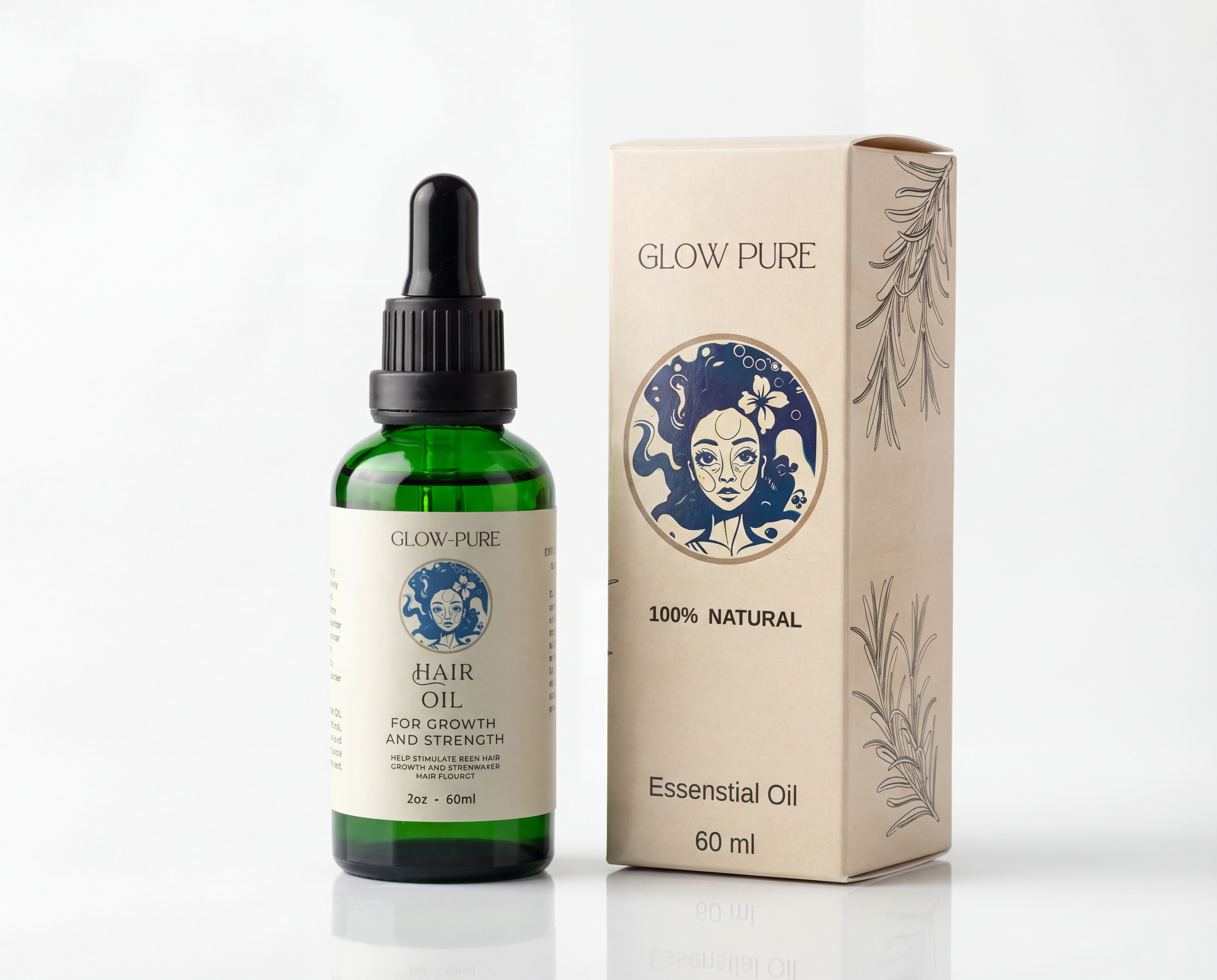 Postpartum Hair Revival Oil · By Glow Aurora